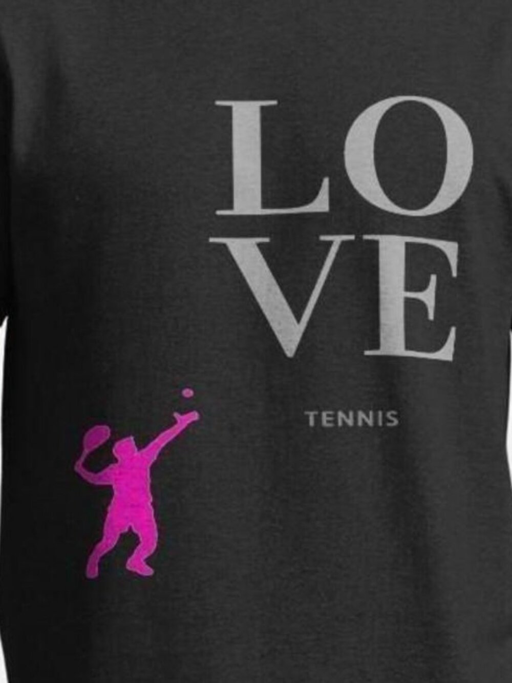 I Love Tennis Classic Tshirt Unisex  250 - Picture 2 of 5